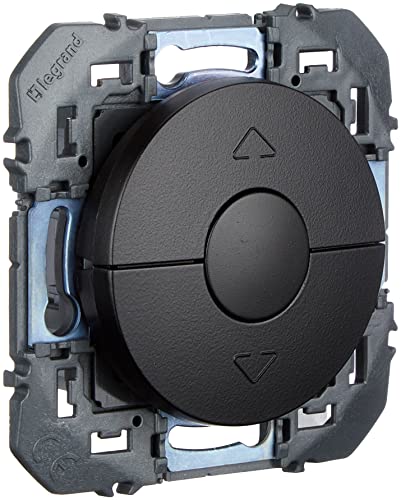 Legrand - Commande de volets roulants dooxie finition noir - emballage blister