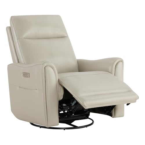 Watson & Whitely Leather Recliner with Charging Ports