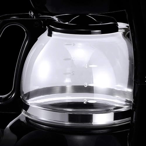 7LiuYueFei6 Kaffeefilter-Kaffeemaschine, Schwarz und gebürsteter Edelstahl, mit Isolierkanne, Aroma-Wahlschalter, für perfekten Kaffeegenuss – Bild 4