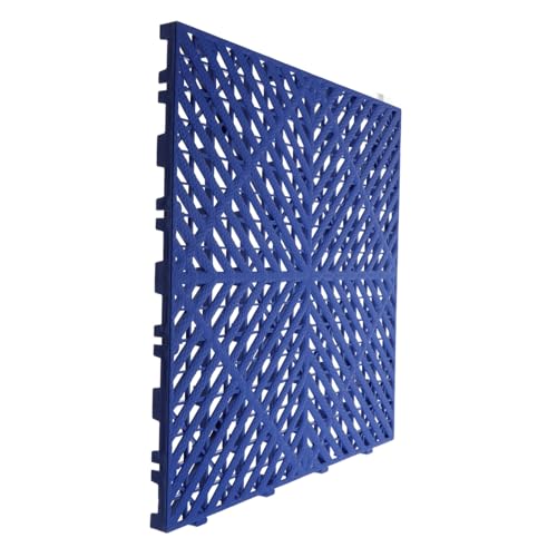 OUNONA Plastic Grille Plates Drainage Mats Non-slip Interlocking Floor Mats for Car Wash Garage Pool and Bathroom