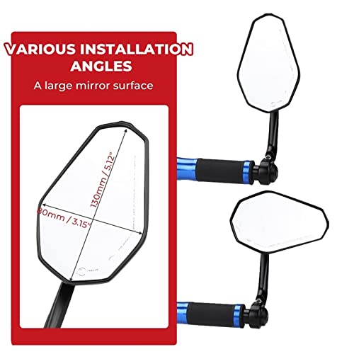 Espejo de motocicleta universal retrovisor 22mm 7/8 para BMW R 1250 RT 5