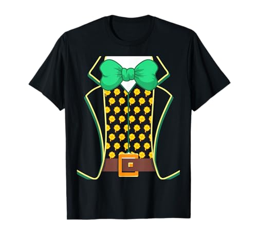 St. Patricks Day Outfit Men Women Kids Leprechaun Costume T-Shirt