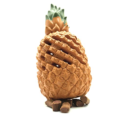 Sprenger Hundespielzeug Ananas Lernspielzeug mit Leckerlies Versteck I Kauspielzeug