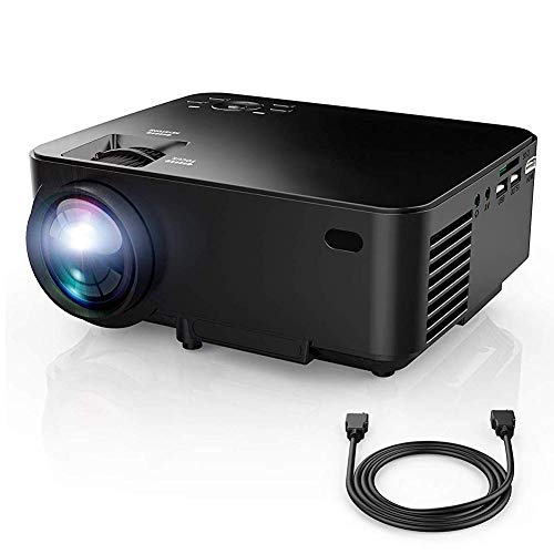 Tragbarer Projektor Unterstützungs 1080P LCD Multimedia Home Theater Unterstützt HDMI USB SD Card Vga Av Für Heimkino-TV Laptop-Spiele