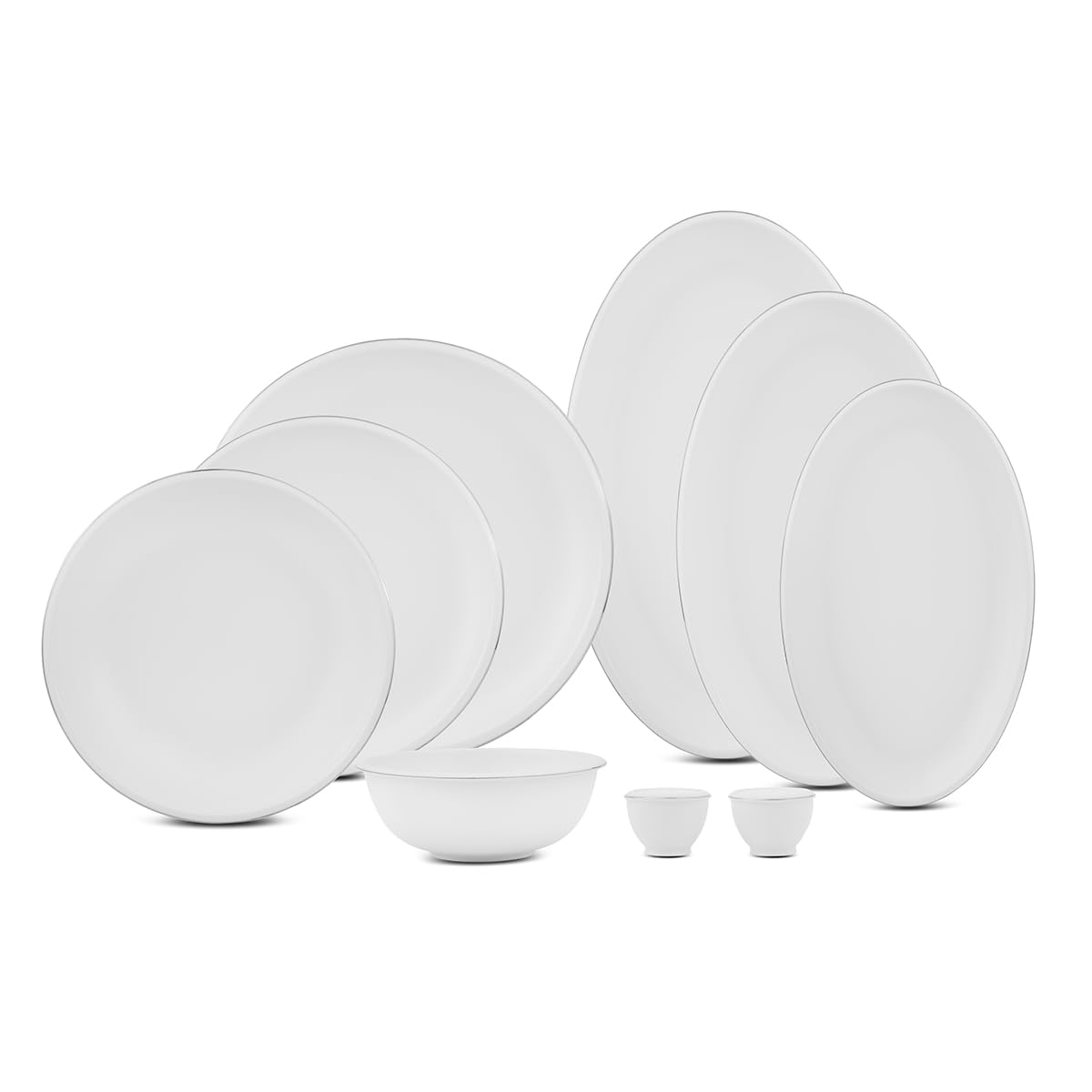 Ar Yıldız Evaliza Platin Elegant 30 Parça Yemek Takımı- 6 Kişilik