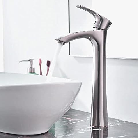 KINGO HOME Brushed Nickel Bathroom Faucet Cover