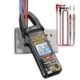Ahuuen Digitales Zangenmultimeter | Tragbarer Spannungsprüfer 4000 Messwerte | Berührungslose Digital Stromzange für Elektriker Strom Spannung DC AC Elektro Haus Garage Werkstatt,DC AC Messung