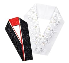 Amazon | [きものネット商会] 刺繍半衿＆重ね衿 2点セット 振袖