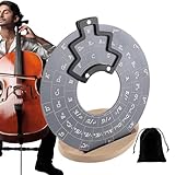 Bon matériau : grâce à sa construction solide en alliage d'aluminium, nos cercles de disque de théorie musicale de guitare sont très résistants à l'usure et dureront longtemps. Un outil sûr pour les musiciens.