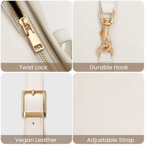 Image of JQWSVE Shoulder Bags for Women Burgundy Purse Trendy Small Handbag Faux Leather Shoulder Purse Everyday Bag