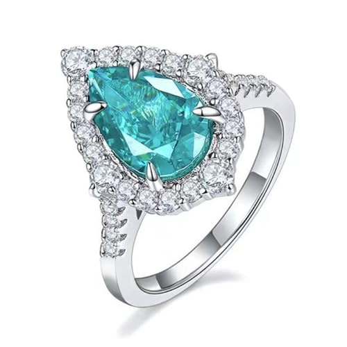 Zircone cubique bague solitaire argent 925 alliances promesse