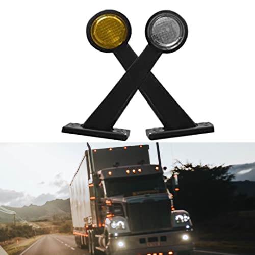Tige de lampe 12V en caoutchouc flexible pour signalisation latérale de camion