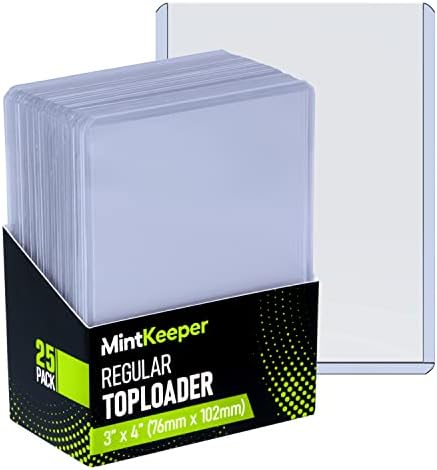 MintKeeper Top loaders Clear Hard Card 35pt Sleeves MTG/Pokemon Toploaders (25 Pack)