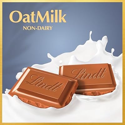 Lindt CLASSIC RECIPE OAT MILK Plain Chocolate Bar, 3.5 oz.