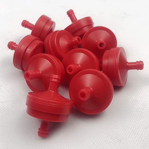 MERIGLARE 10x Cortador de Grama Vermelho 1/4