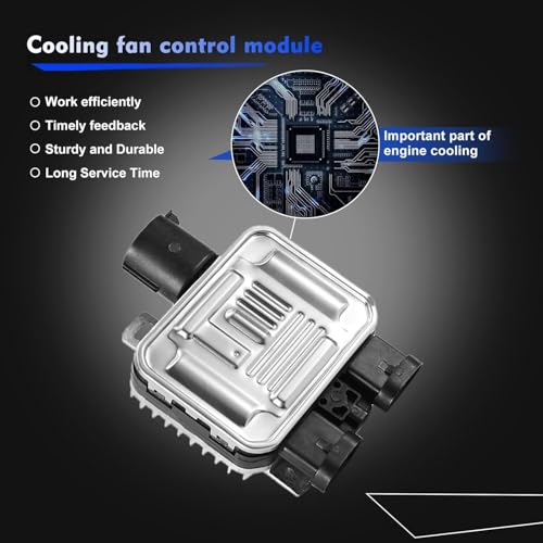 Merautop SJ Kühlerlüftersteuerungsmodul Relais Lüftersteuergerätmodul Steuermodul für Kühlerlüfter Ersatz für Galaxy S-Max Mondeo X-Type Freelander XC60 S60 V60 Autozubehör Teil# 31338823 940004000