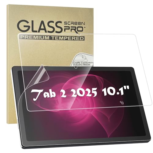 Secpeak 1+1 Pack Screen Protector Compatible With T-Mobile REVVL Tab 2 2025 10.1 1 Paper-feel Screen Protector + 1 Tempered Film Screen Protector [Bubble Free]