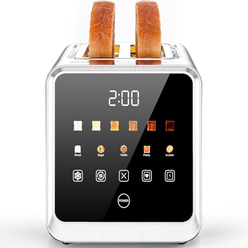 2-Slice Toaster with Touchscreen & Extra-Wide Slots