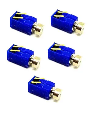 Invento 5Pcs Mini Vibration motor Electric Toys Motor DC 3V 4x8mm 20000 rpm for DIY