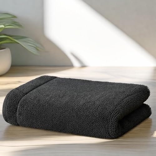 Cutting EDGE 1300 GSM – Pack of 1 – Double Layer Microfiber Car Cleaning Towel (40 x 40 cm), Ultra Thick Soft Super Absorbent Lint-Free & Scratch-Free for Drying, Polishing & Detailing
