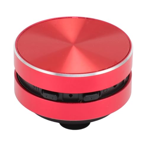 Dpofirs Altavoz de Conducción ósea Inalámbrica, Bluetooth Mini Altavoz Conducción ósea Altavoces Inalámbricos para el Hogar, Al Aire Libre, Viajes y Uso de la Fiesta, con Taza de Succión (Rojo)