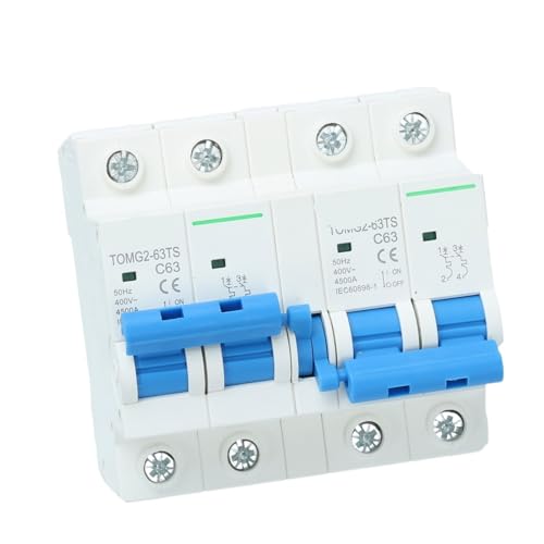 Interruptor de transferencia manual 2P 63A con disyuntor de doble potencia de 50HZ 60HZ