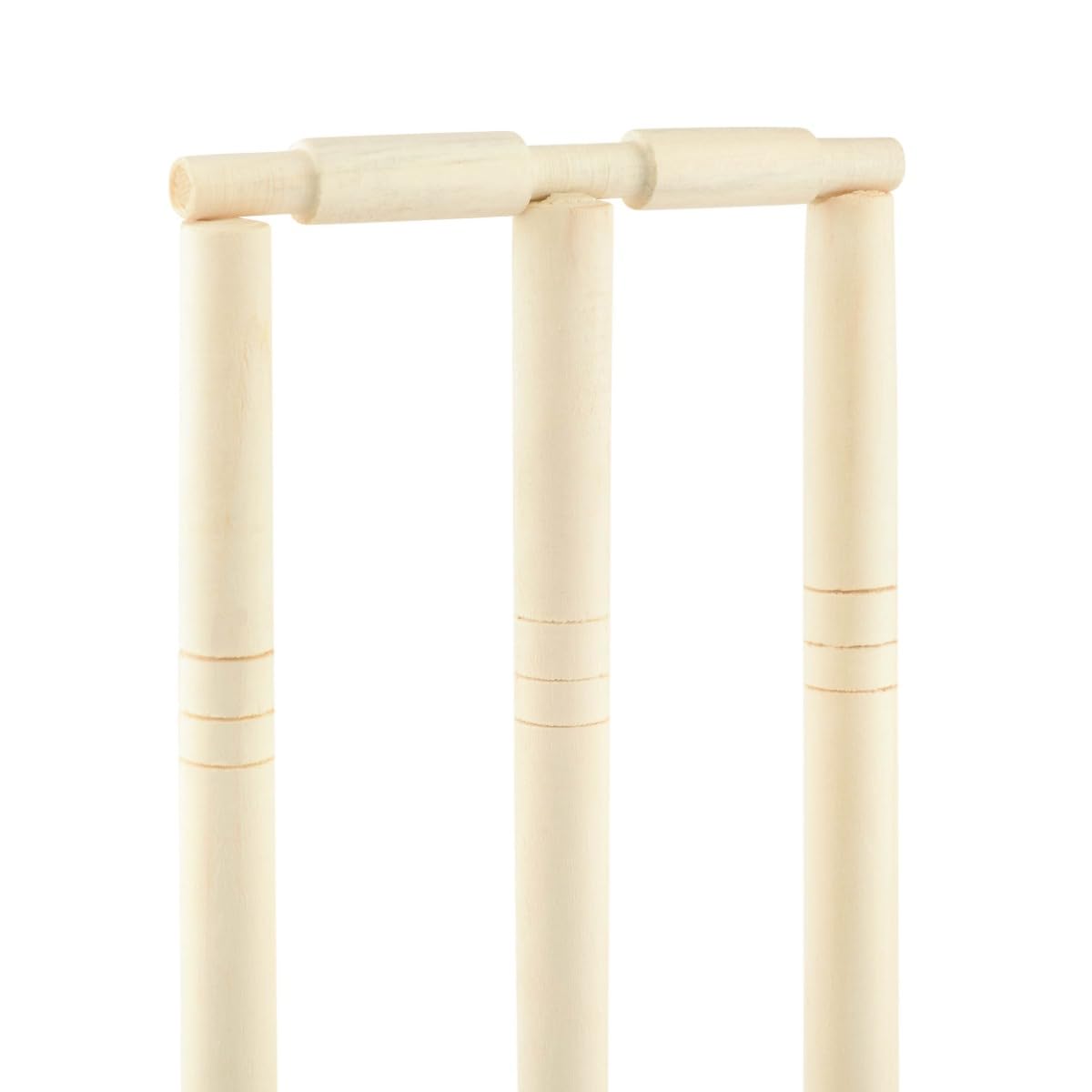 PowerPlay BG889 Deluxe Cricket Set with Cricket Bat, Ball, 4 Stumps, Bails and Bag, Size 5 Bat, red