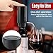Electric Wine Aerator Pourer, One-Touch Wine Bottle Dispenser USB Rechargeable Win-e Decanter with Win-e Opener, for Win e Lovers, Beginner