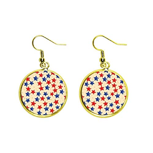Pendientes de estrella latina en oro para lucir en festivales y noches de baile
