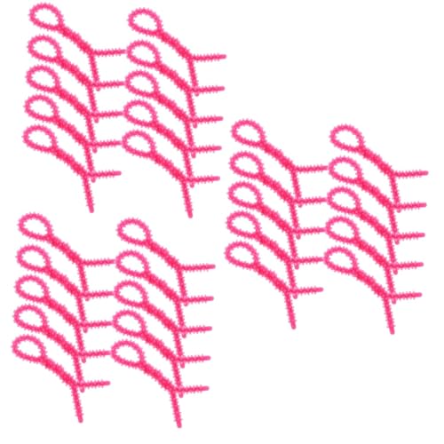 FRCOLOR 30pcs Heatless Curling Rod for Hair Volume Spiral Perm Rods for Women Men Long Hair Rollers