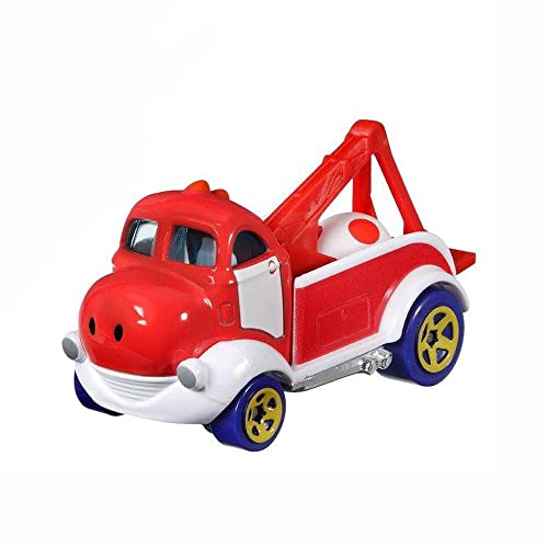 Hot Wheels Character Cars 2021 Super Mario - Red Yoshi miniatura 2