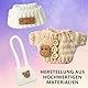 Plüschtier Kleidung, Mini Kleidung für Puppen , Kleidungs für Puppen Geeignet für 15-17CM Puppen Outdooraktivitäten Festtagskleidung Rollenspiele Accessoire