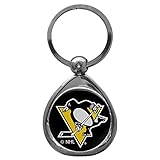 NHL Siskiyou Sports Fan Shop Pittsburgh Penguins Chrome Key Chain One Size Team Colors