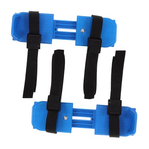 Hemoton Adjustable Kids Ice Skates 1pair Figure Skate Guards with Straps Blade Protectors for Outdoor Skating