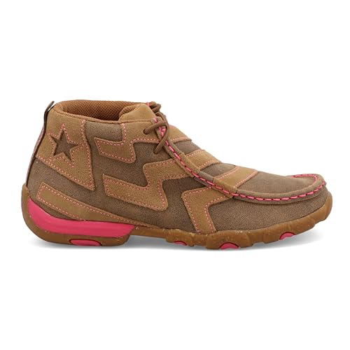 Image of Twisted X Women's Chukka Driving Moc, Moc Toe with CellSole, Bomber & Bomber, 6.5 M
