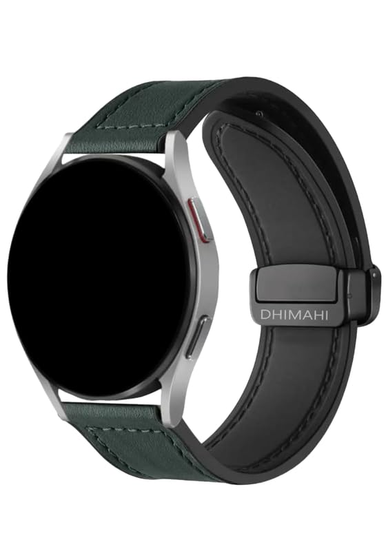 DHIMAHI 22mm Genuine Soft Leather Watch Straps Compatible with Noise ColorFit/Ultra/Pro3/Nav/Assists/Caliber/Alpha Pro3/Pro4,Boat Lite/Blaze,Fossil Gen5 Carrett/Carlyle/Gen6 (Green) (B0D7QJ4RW4) Amazon Price History, Amazon Price Tracker