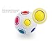 Cuberspeed Bundle 2 pcs Magic Rainbow Ball Fidget Toy Puzzle Magic Rainbow Ball Puzzle Fun Fidget