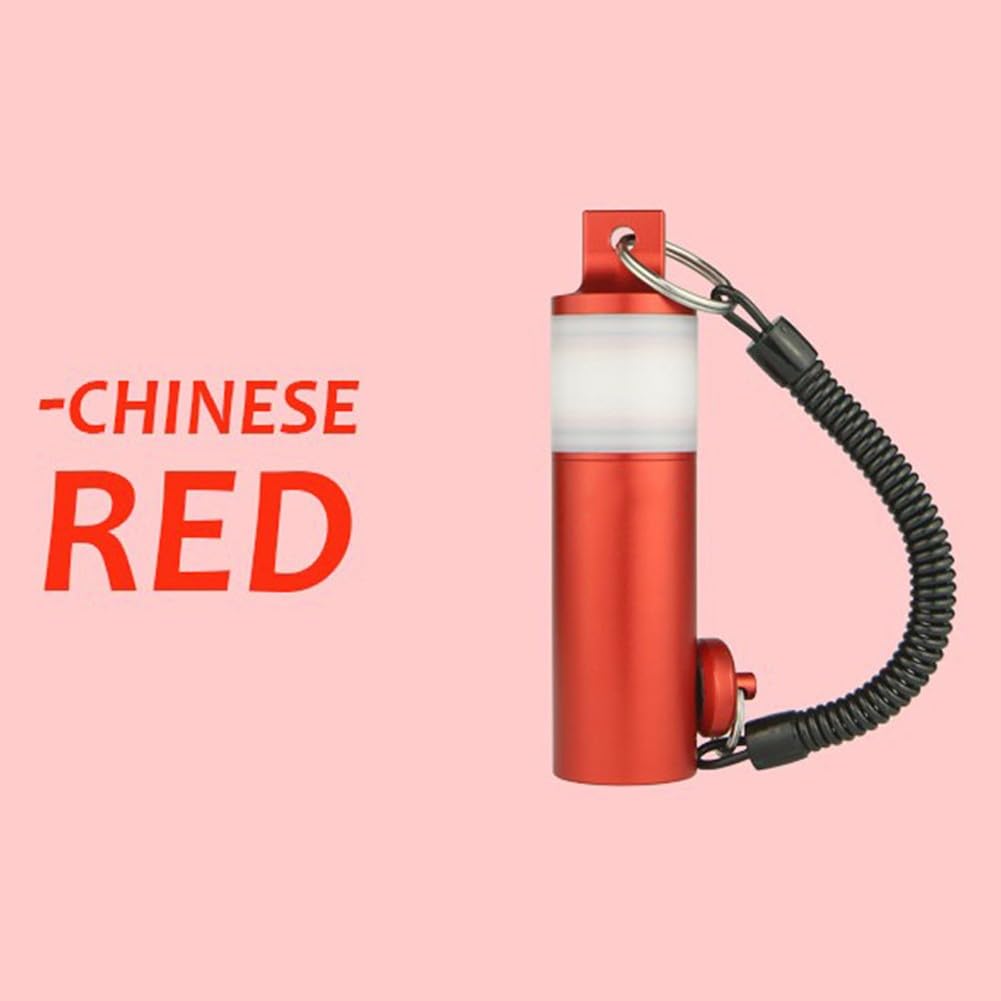 Świecący podwodny shaker do nurkowania z akwalungiem do RING z paskiem na rękę, lampka sygnalizacyjna Shake to Glow do nurkowania w jaskini i nocnym, grzechotka ze stopu aluminium 120 dB (do