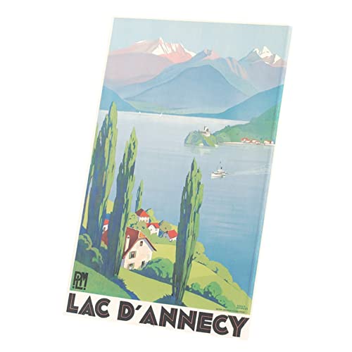 Affiche vintage Lac d'Annecy : l'idée cadeau déco idéale pour les amoureux de la France