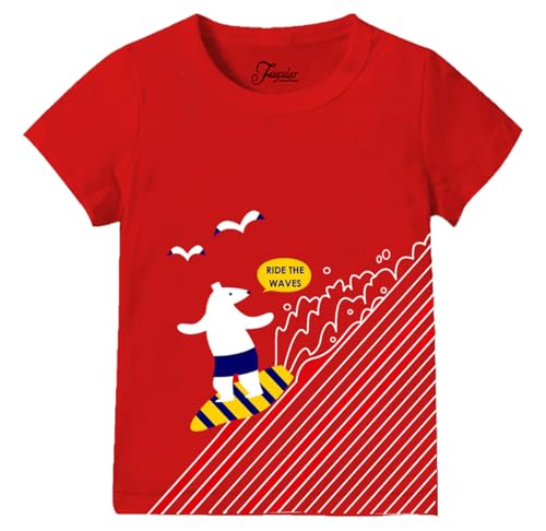 Image of JUGULAR Baby Boys Cotton Regular Fit Baby T-Shirt (Pack Of 5)