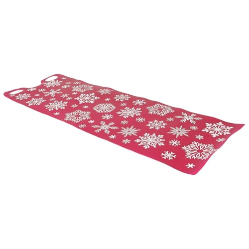 Luge à neige enroulable 1370x460 mm en plastique flexible pour adultes