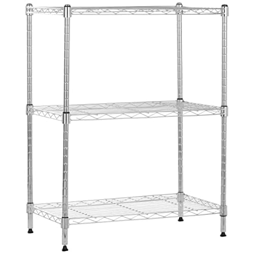EXCOLO Treibhausfolie Gewächshausfolie Plastikfolie Gartenfolie 8m breit in kristallklar als Folie für Gewächshaus Frühbeet-Schutz Treibhaus Tomatenhaus Folientunnel 7 Amazon Basics Lagerregal mit 3 Regalböden, bis zu 115 kg pro Regalboden, Chrom