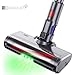 Produktbild Bürste Ersatz-Staubsaugerkopf kompatibel mit Dyson V7 V6 V10 V11 V15,Bodenbürste Zubehör mit Direktantrieb und LED-Leuchten für Teppich Parkett und Fliesen Spazzola Motorizzata Ricambio