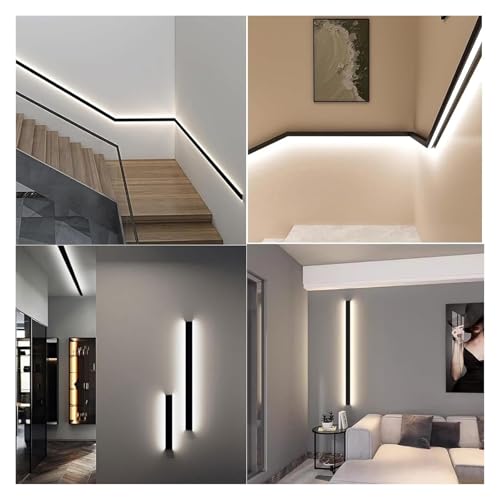 Pasamanos LED con sensor de movimiento para pared con iluminación regulable de seguridad 6