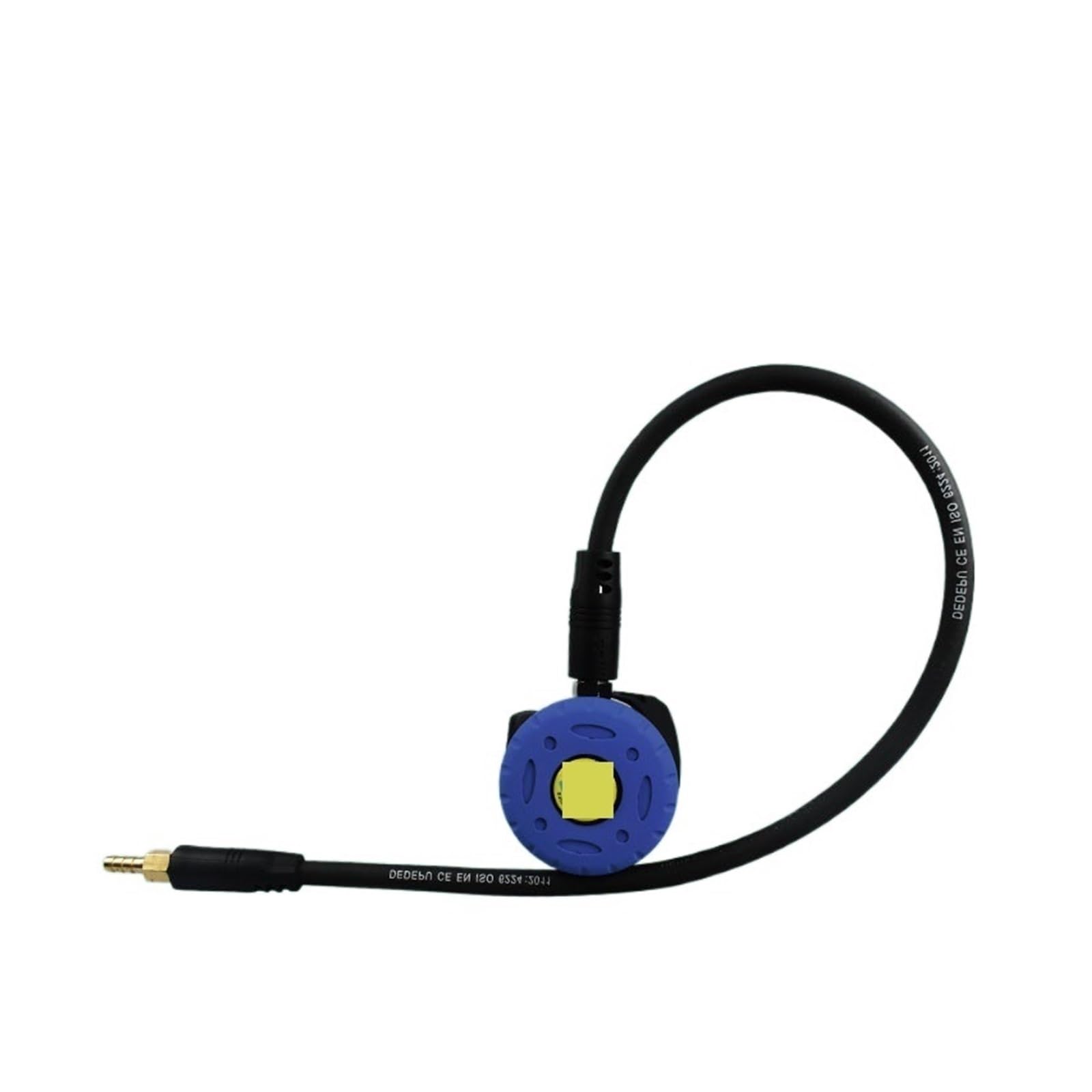 Portable Dive Cylinder, Breathing Regulator, Adult Diving Second-Level Head Pressure Relief Valve Respirator Set Mouthpiece(Blu)