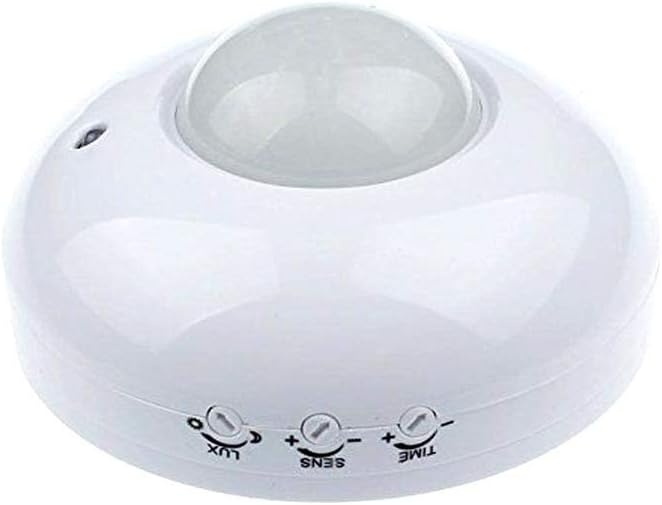 UraXx Ceiling Mount Infrared PIR Motion Sensor Detector (Multicolour)
