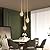cenzoz 3-Lights Modern Pendant Lights for Kitchen Island LED Dimmable Crystal Glam Ceiling Pendant Lighting Chandelier for Dining Room Hallway Bedroom Corner Lamp Antique Gold
