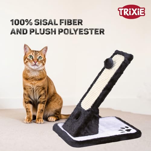 Image of TRIXIE Cat Scratching Board Cardboard Scratcher for Cats with Catnip Fun (Scratching Board on a Roll)