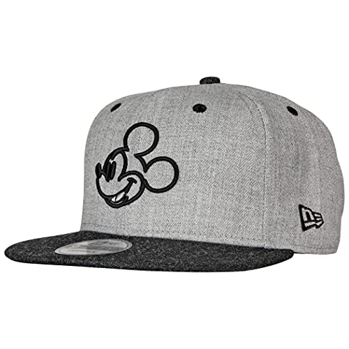 New Era Disney Mickey Mouse Head Outline 9Fifty Adjustable Hat Grey