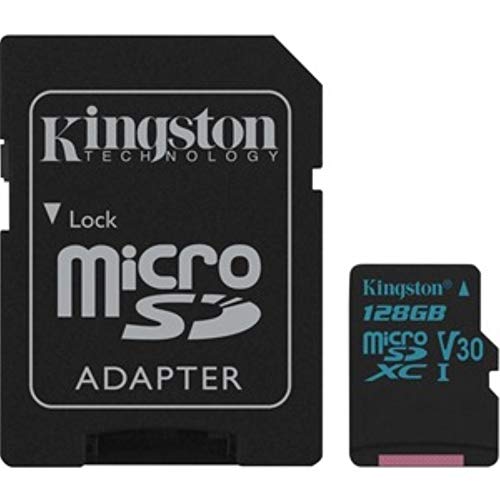 Kingston Carte microSD -( SDCG2/128GB ) avec adaptateur SD; Canvas Go! / Capturer l'essence de la vie